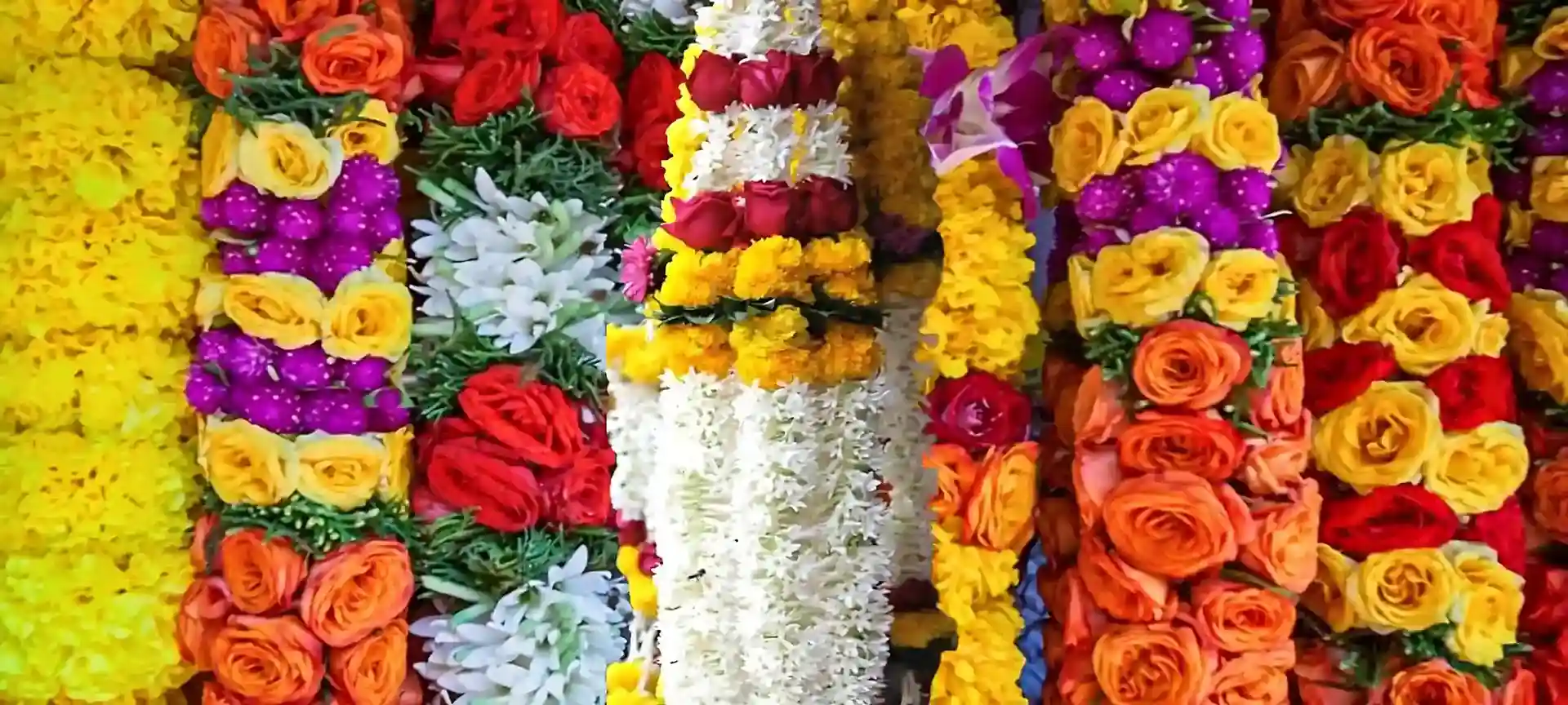 Flower Garland Seva for Deity Shringar