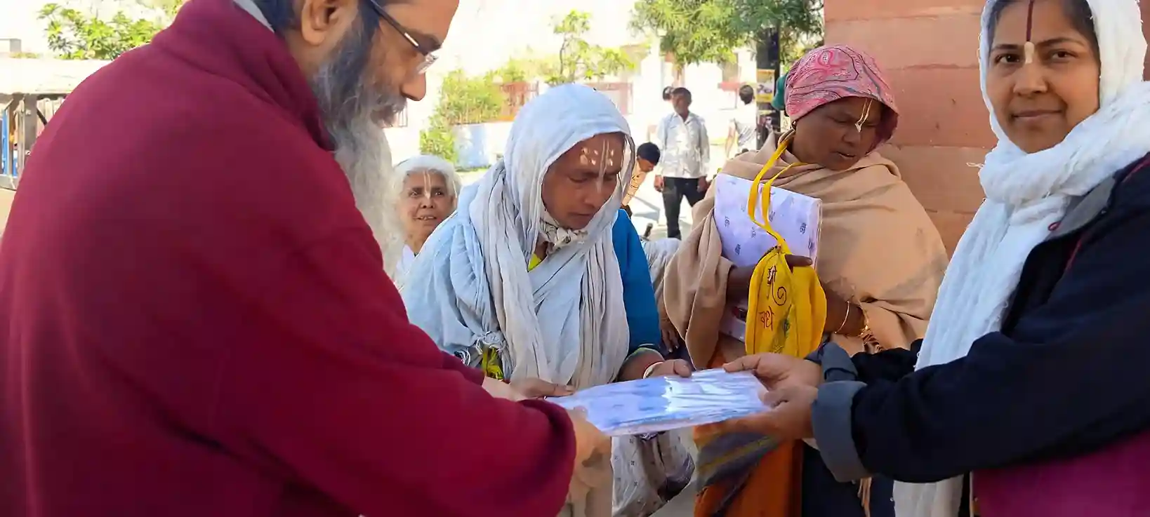 White Saris for Old Mothers