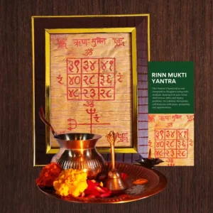 Handmade Energized Rin Mukti Yantra for Debt Relief