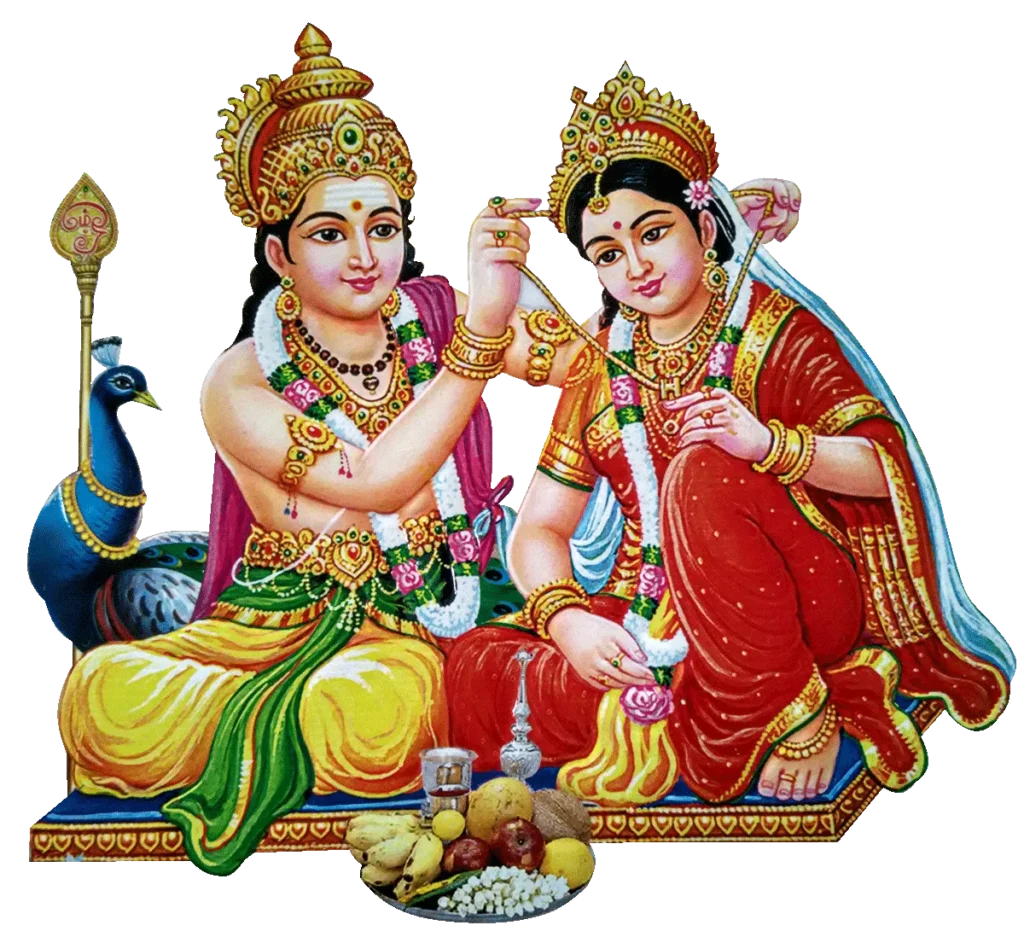 LORD MURUGAN AND DEVI VALLI GET MARRIED