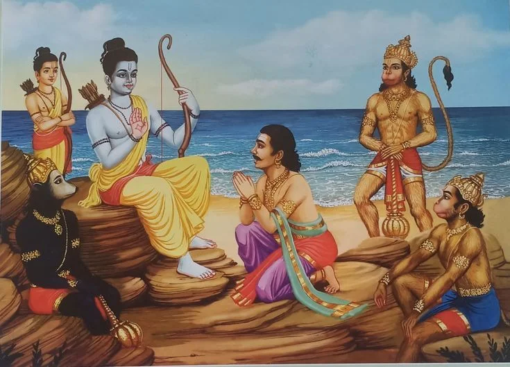 vibheeshana surrenders to sri rama