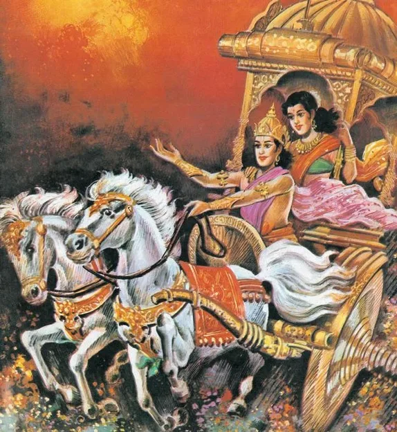 King Dashaaratha and Kaikeyi