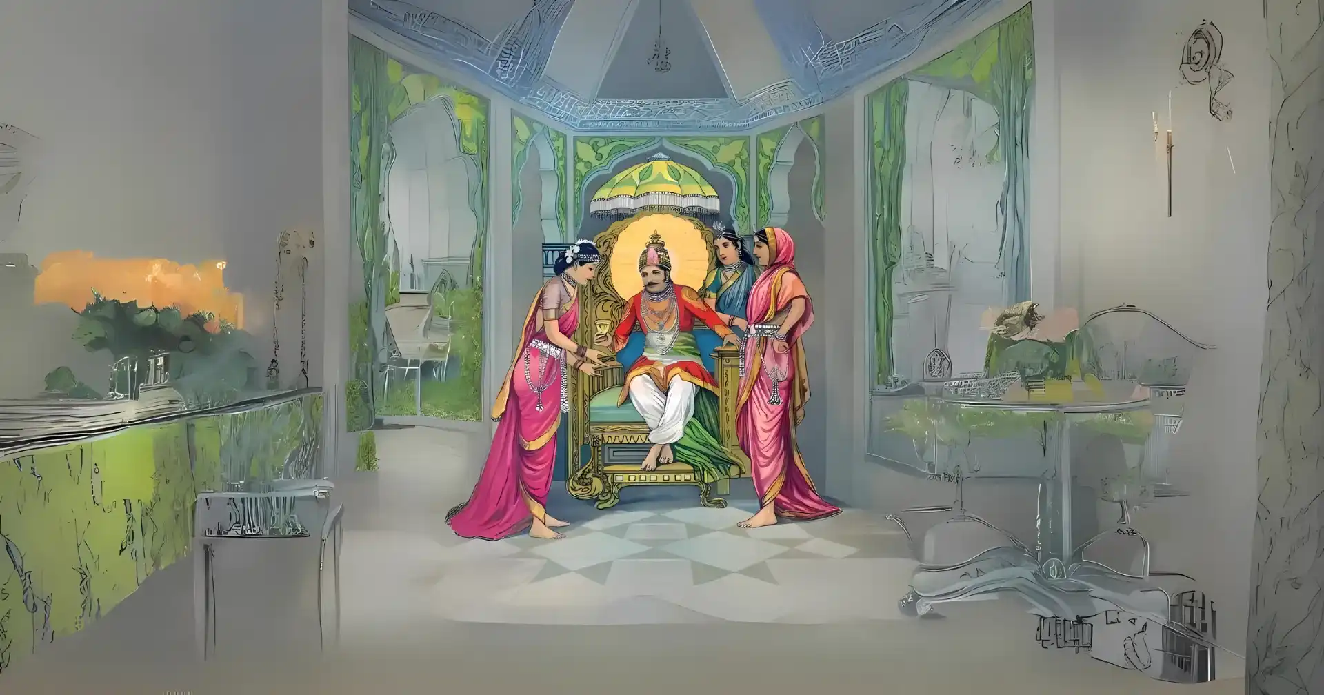 king dasharatha: his 3 main wives