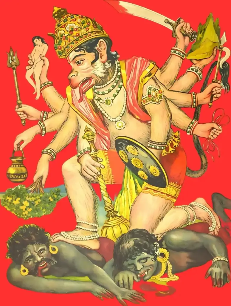 ahi and mahi ravana panchamukhi