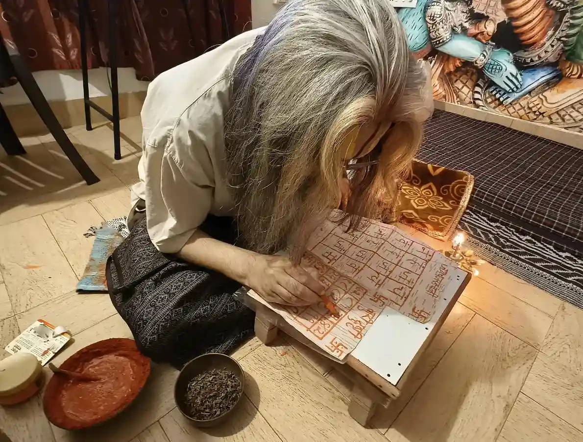 bhoj patra making