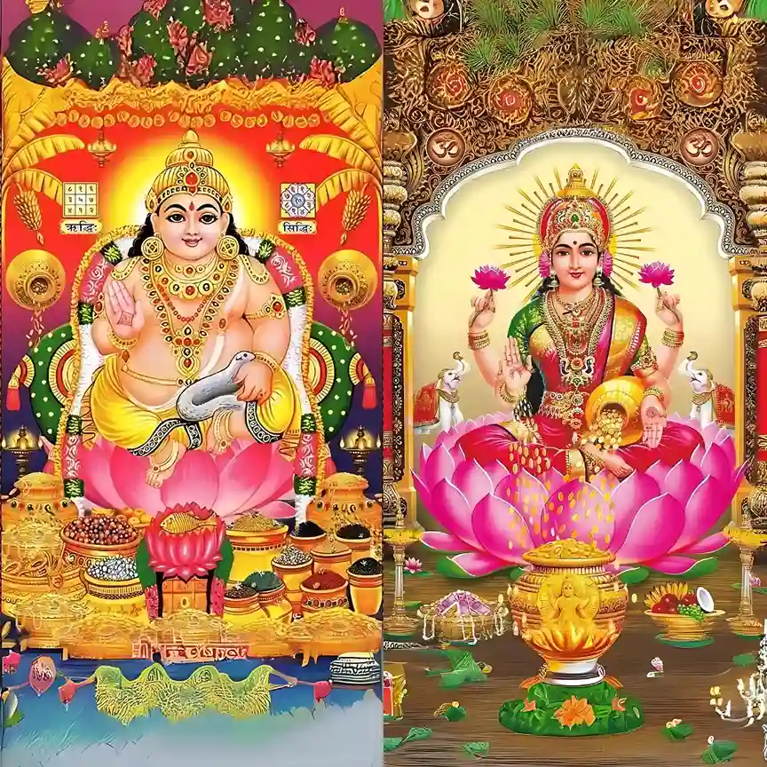 laxmi and kubera