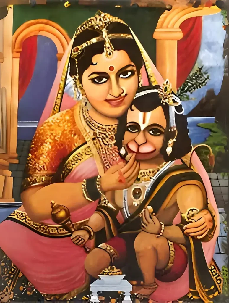 Anjana And Hanuman