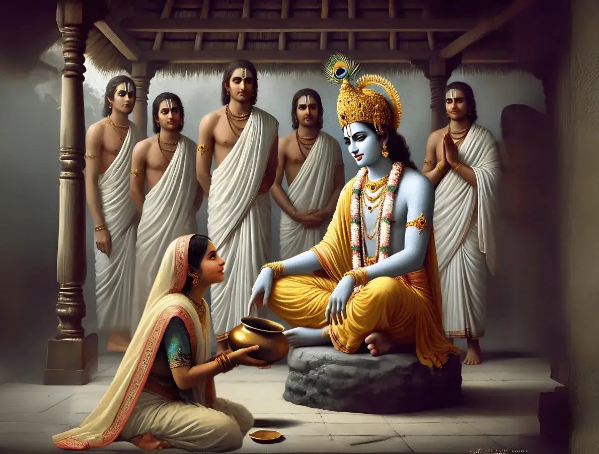 pandavas and krishna