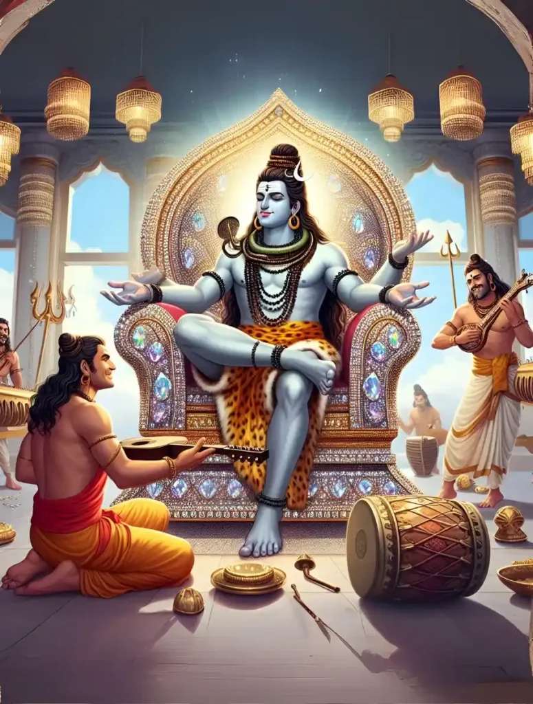 bhagawan shiva enjoying music