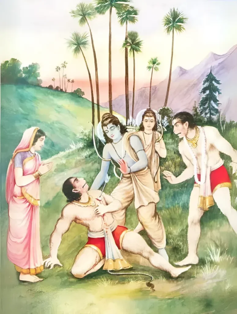 rama kills vali