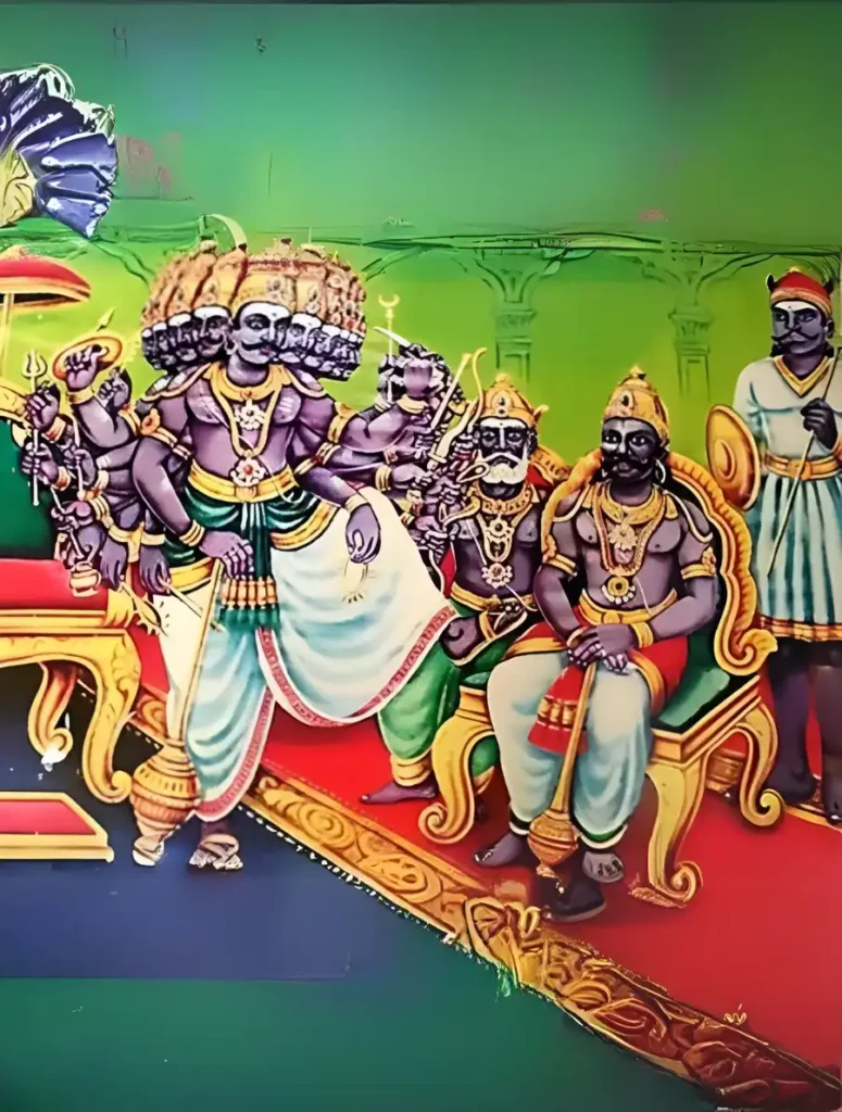 ravana kicks vibheeshana