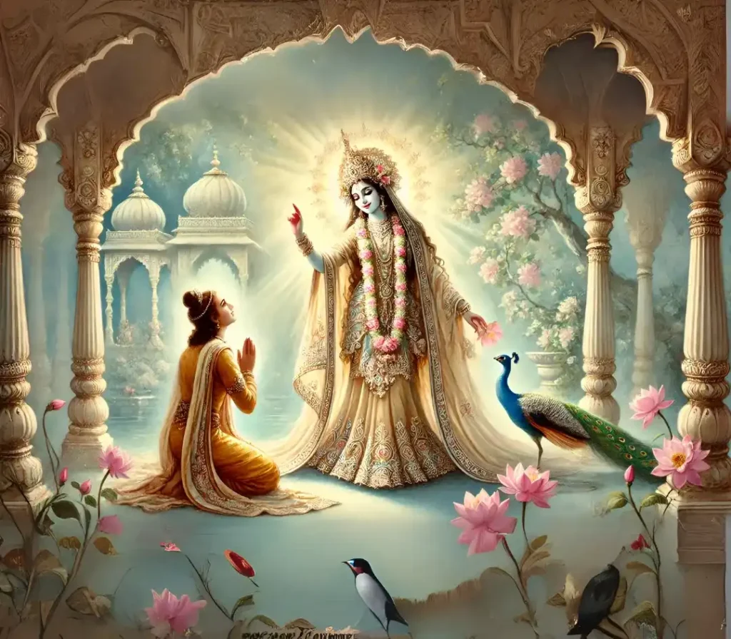 surrendering to radha rani